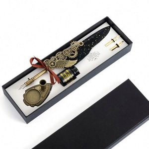 Juego de Bolígrafos Metálicos Clásicos Vintage de Alta Gama a Bajo Precio, Bolígrafo de Pluma para Firmas - Product Image 3