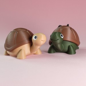 Turtle clicker keychain 3D printed <b>stress</b>-<b>relief</b> button pendant, cartoon cute pet finger <b>toy</b> small gift - Product Image 3