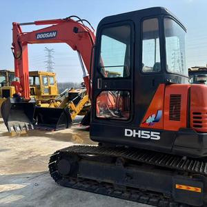 Excavatrice originale Doosan 55 DH55-7 d'occasion de Corée Mini 5 tonnes avec composants de base Moteur Moteur Boîte de vitesses Pompe à engrenages Roulement à vendre - Product Image 4