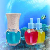 Diffuseurs muraux à brancher avec recharges de flacons en verre vides, diffuseurs de parfum à brancher, chauffe-parfums à brancher