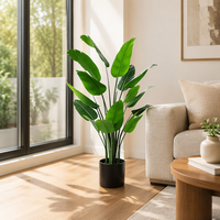 Palmier artificiel de 180 cm, plante artificielle en pot, arbre tropical pour la décoration de la maison, du bureau, du salon, de la table, de l'étagère
