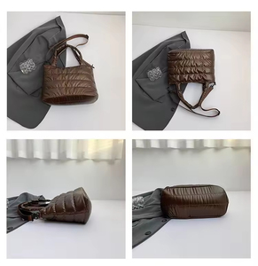 Puffer <b>Tote</b> Bag for Women Large Quilted Puffy Handbag Lightweight Satchel Purse for Work Travel Gym Shop - Product Image 3