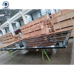 Porte de <span class=keywords><strong>garage</strong></span> en verre sur mesure Prima avec profilés en acier anthracite et inserts acoustiques pour duplex en <span class=keywords><strong>centre</strong></span>-ville - Product Image 5