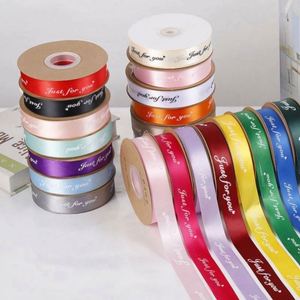 Customized 1 Inch Multi-Color Luster Grosgrain Gift <b>Ribbon</b> Black Embossed Custom Logo Print Birthday Decorations Customizable - Product Image 5