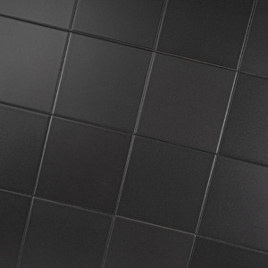 Carrelage noir Melbourne 15 x 15 cm, finition mate, bords irréguliers, épaisseur 8,5 mm - Product Image 6