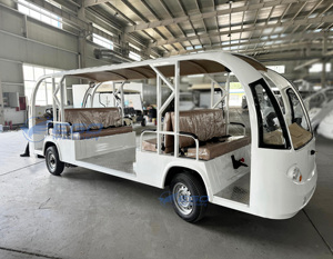 Bus Navette Électrique à Trois Rangées et 11 Places, Personnalisable en Couleur, Fabrication Chinoise, Bus à Double Allée, Voiture de Tourisme Électrique, Usine Chinoise - Product Image 5