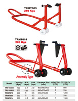 Support de roue avant et arrière en aluminium JWP pour moto, support d'axe, utilisation industrielle, léger, inclinable, ajustement universel, personnalisable