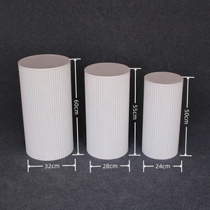 Đám cưới sinh nhật bên Bảng trang trí món tráng miệng hiển thị sắt nghệ thuật hình trụ bánh đứng - Product Image 5