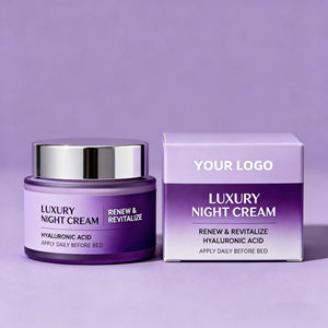 Crema <span class=keywords><strong>de</strong></span> <span class=keywords><strong>Noche</strong></span> Renovadora para el Cuidado <span class=keywords><strong>de</strong></span> la Piel, Niacinamida, Complejo <span class=keywords><strong>de</strong></span> Péptidos y Ácido Hialurónico, Hidratante Facial - Product Image 1