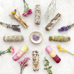 Palo de flores de Reiki para uso en el hogar, paquete de salvia Natural de 7 Chakras, color blanco y <span class=keywords><strong>azul</strong></span>, para la curación de frutas personalizadas, venta al por mayor - Product Image 4