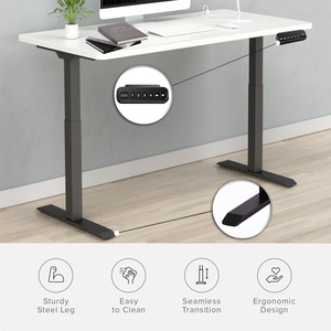 Wit Smart Moderne Home Office Werk Lift Zitten Executive Laptop Hoogte Verstelbare Staande <span class=keywords><strong>Computer</strong></span> Bureau - Product Image 3