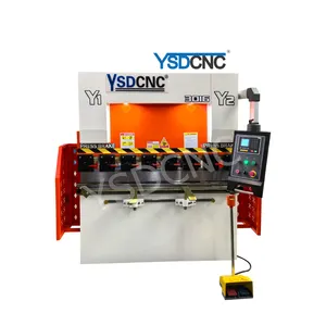 Prensa dobradeira hidráulica para máquinas YSDCNC Wc67y de nova geração em chapa de aço Inoxidável