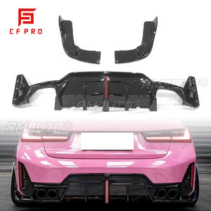 <b>Car</b> Styling PP Rear Bumper Lip <b>Diffuser</b> With LED Light <b>for</b> BMW G20 G28 Lci - Product Image 1