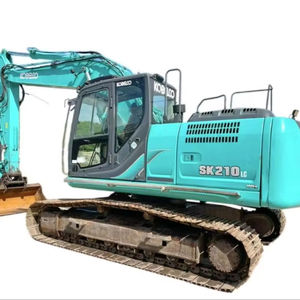 Excavadora sobre orugas Kobelco SK210LC de 21 toneladas, máquina japonesa Original usada, motor duradero, núcleo de bomba incluido (rodamiento) - Product Image 1