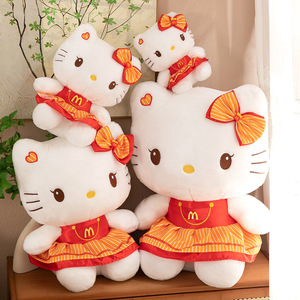 <span class=keywords><strong>Kt</strong></span> Mèo Nhồi Bông động vật từ phim hoạt hình phim siêu mềm Kawaii mèo đồ chơi với trống PP bông hộp ODM tùy chỉnh trọng tính năng - Product Image 4
