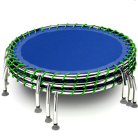 Trampolín Subacuático con Diseño de Patas de Araña, Cuerdas Elásticas Naturales y Superficie Brillante para Ejercicios en Piscinas