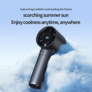 พัดลมมินิแบบพกพาไร้ใบพัดอัจฉริยะ ระบบระบายอากาศเทอร์โบ ใบพัดโลหะผสม 3 ใบ 3-in-1 ชาร์จด้วย USB สำหรับฤดูร้อน ใช้ในโรงแรม - Product Image 6