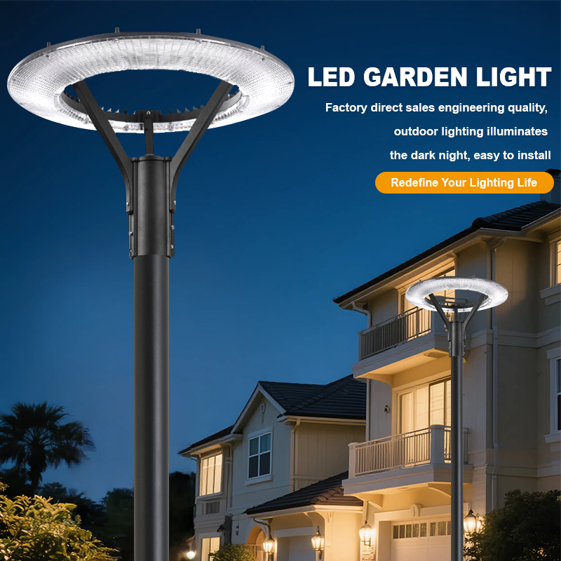 Factory Direct Sales Garden Light IP65 Waterproof 3030 Light Beads 220V LED Outdoor Lighting Aluminum Body 60W Led Garden Light