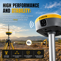 Système RTK GPS Laser Haute Précision TopTech TK600 avec Repérage Laser + Visuel, Kit GNSS RTK Robuste (Base et Rover) pour Équipement de Topographie