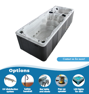 Aquaspring Balboa Control 5,8 M Whirlpool Swim Spas Venta caliente Acrílico Piscina sin fin Piscina al aire libre - Product Image 2