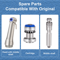 Pièce à main d'implant dentaire de haute qualité, type bouton-poussoir 20:1, corps en acier inoxydable, compatible avec système de moteur de type E