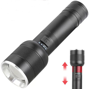 XINYIN <span class=keywords><strong>ไฟฉาย</strong></span>แบบชาร์จไฟได้ USB รุ่นใหม่ P70 <span class=keywords><strong>ไฟฉาย</strong></span>แคมป์ปิ้งกำลังสูง 26650 แบตเตอรี่ LED ระยะลำแสง 200-500 ม. - Product Image 2
