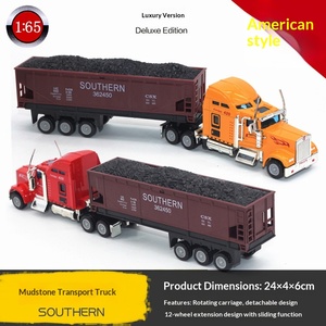 Camión de Plataforma Plana con Contenedor, Modelo Americano, de Aleación, con Control de Fuerza - ¡El Más Vendido en Ventas Transfronterizas! - Product Image 6