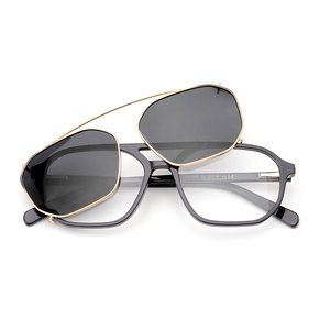 Gafas de sol con <span class=keywords><strong>clip</strong></span> de acetato, gafas de sol magnéticas, <span class=keywords><strong>lentes</strong></span> oftalmicos, gafas para hombre, logotipo personalizado de alta calidad en <span class=keywords><strong>lentes</strong></span> - Product Image 6