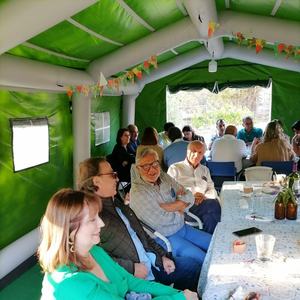 2022 all'ingrosso di alta qualità di emergenza gonfiabile salvataggio gonfiabile aria Arabia saudita tenda da campeggio tenda all'aperto - Product Image 5