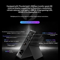 Nouvelle station d'accueil pour carte graphique mobile ROG XG 5070Ti/5090 Thunderbolt 4/5/USB4, ventilateur léger, GPU pour ordinateur portable