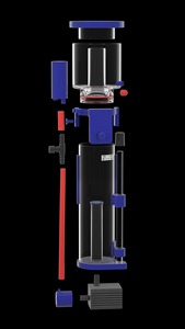 AQUAEXCEL Nano50E Moderner Proteinabschäumer für Meerwasseraquarien mit DC-Pumpe, 53 Gallonen, Nano-<span class=keywords><strong>Aquarium</strong></span>, Hang-on Skimmer für Wohnzimmer - Product Image 6