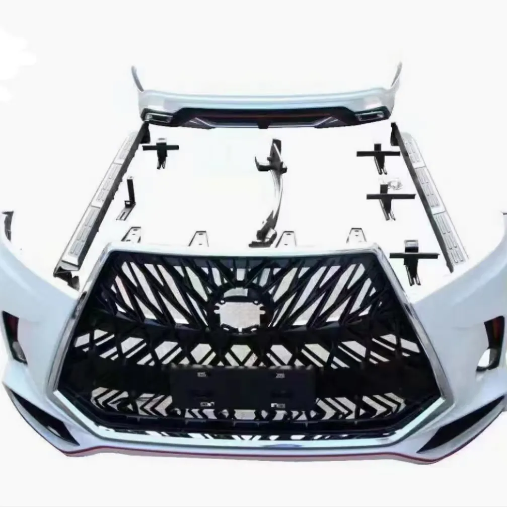 Voorbumper Body Kit Geschikt Voor Toyota Highlander 2009 2010 2011 Voor Auto-Onderdelen