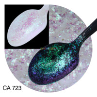 En promotion : Paillettes de chrome caméléon pour ongles, effet arc-en-ciel opale, pour résine époxy, DIY