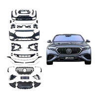 Kit de Carrocería PHARRI para Benz Clase E W214 2024-2025, Actualización E53 AMG, Parachoques Delantero y Trasero, Difusor y Puntas de Escape