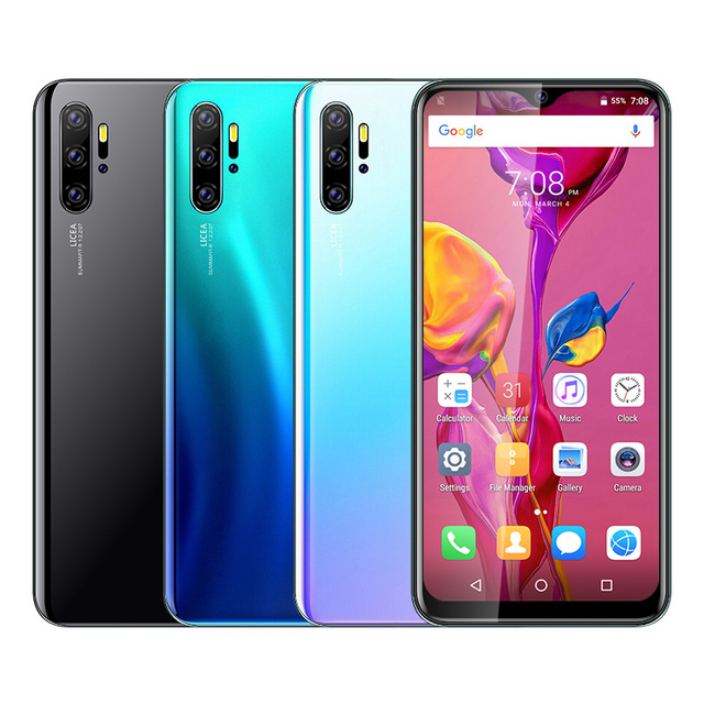UNIWA X50pro Android Smartphone 6.53 Inch Water Drop Full Screen Octa Core 2GB/16GB Dual SIM Card 5G for Unlocked