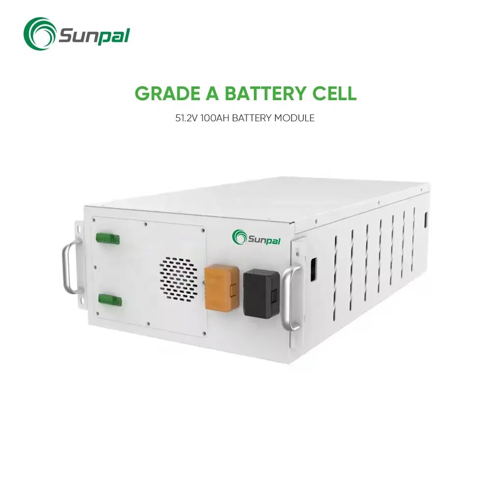 Sunpal gestapelte montierte Lithiumbatteriepacks 20 kWh 256 V 100 Ah All-in-One-Lifepo4 Solarbatterie