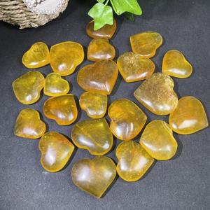 Venta al por Mayor de Corazones Tallados en Fluorita Natural, Gemas Pulimentadas, Artesanías de Cristal de Cuarzo para Decoración Fengshui - Product Image 6