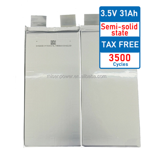 แบตเตอรี่ลิเธียมไอออนแบบกึ่งโซลิดสเตต 3.7V 31Ah ความหนาแน่นพลังงานสูง สำหรับยานยนต์ไฟฟ้า มีจำหน่ายในขนาด 40Ah 45Ah - Product Image 1