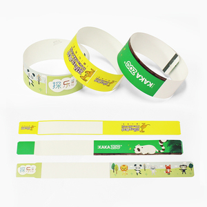Bracelets de trèfle de mode bracelet en papier d'événement en plastique personnalisé pour la fête <span class=keywords><strong>zoom</strong></span> - Product Image 5
