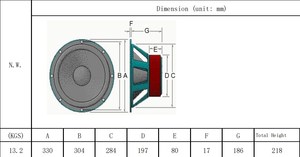 NOUVELLES idées de produits JLD 1000 w rms sub 12 inch speaker 1000 watt spl subwoofer pour système audio de voiture - Product Image 5