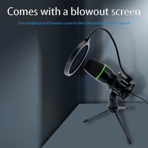 Gooermi e4s nhà máy bán buôn chơi game USB Microphone ghi âm Condenser Mic với RGB đèn cho live streaming - Product Image 3