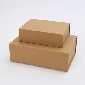 Boîtes cadeaux en papier magnétique écologiques, emballage en papier <span class=keywords><strong>origami</strong></span>, boîte cadeau en papier kraft jaune sur mesure de qualité supérieure - Product Image 3