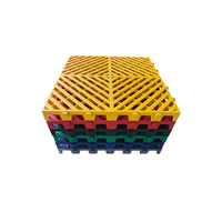 Dalles de sol de garage en PVC rigide colorées 40x40cm, emboîtables, antidérapantes, modulaires, pour atelier de detailing automobile