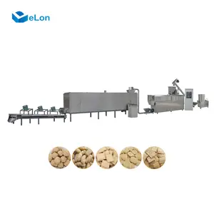 Textured Vegetable Meat Soya Protein Chunks Food Making Machine