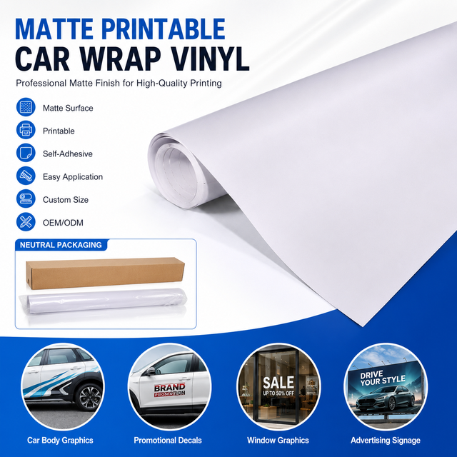 Factory Wholesale Price Matte Gloss Auto Film Wrapping Vehicle Sticker Car Wrap Vinyl