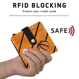 Women's Mini Chain <b>Wallet</b> with Key Ring - Fashionable Bifold Card Holder with Snap Button, Small Hanging Purse for Daily Use - Product Image 4