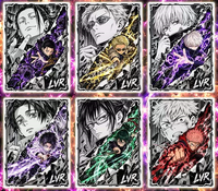 ShangYou Creative JJK  Ember Technique Destroys Evil Collection Series Anime Tear Off Cards Blind Box