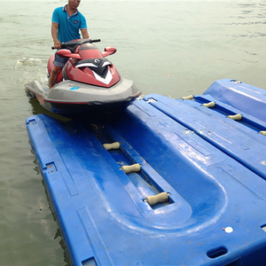 Vente d'usine, quai flottant pour <span class=keywords><strong>bateau</strong></span> à <span class=keywords><strong>moteur</strong></span> rempli de mousse avec roues, utilisé pour soulever les jet-skis - Product Image 2