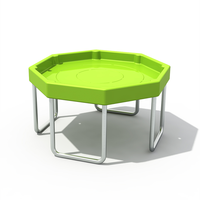 Table de jeu ronde pour enfants et bureau Tuff Tray Play Équipement de jeu pour tout-petits pour aire de jeux d'eau de sable