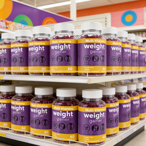 Gomitas para Aumentar de Peso Sin Azúcar de Marca Privada OEM de Fábrica, Dulces para Mejorar la Digestión, Suplemento Dietético <span class=keywords><strong>Vegano</strong></span>, Gomitas para Aumentar de Peso - Product Image 2